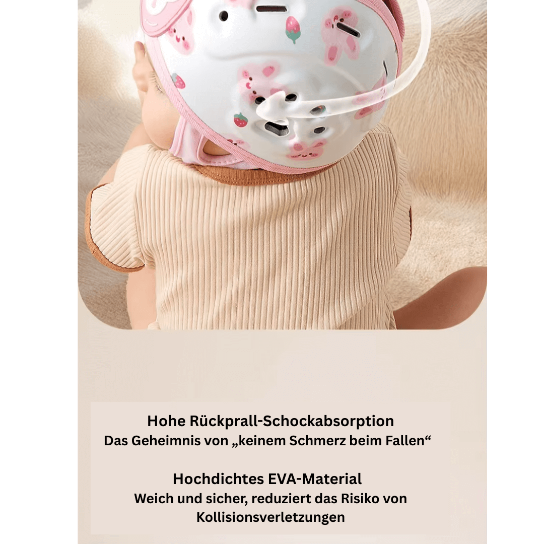 WOLKEN Baby-Kopfschutz Helm, Kleinkind-Sicherheitshelm – zum Krabbeln, Gehen, Laufen