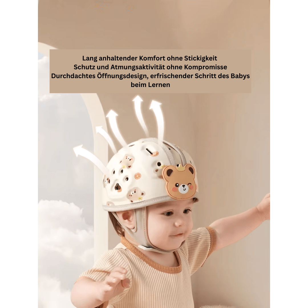 WOLKEN Baby-Kopfschutz Helm, Kleinkind-Sicherheitshelm – zum Krabbeln, Gehen, Laufen
