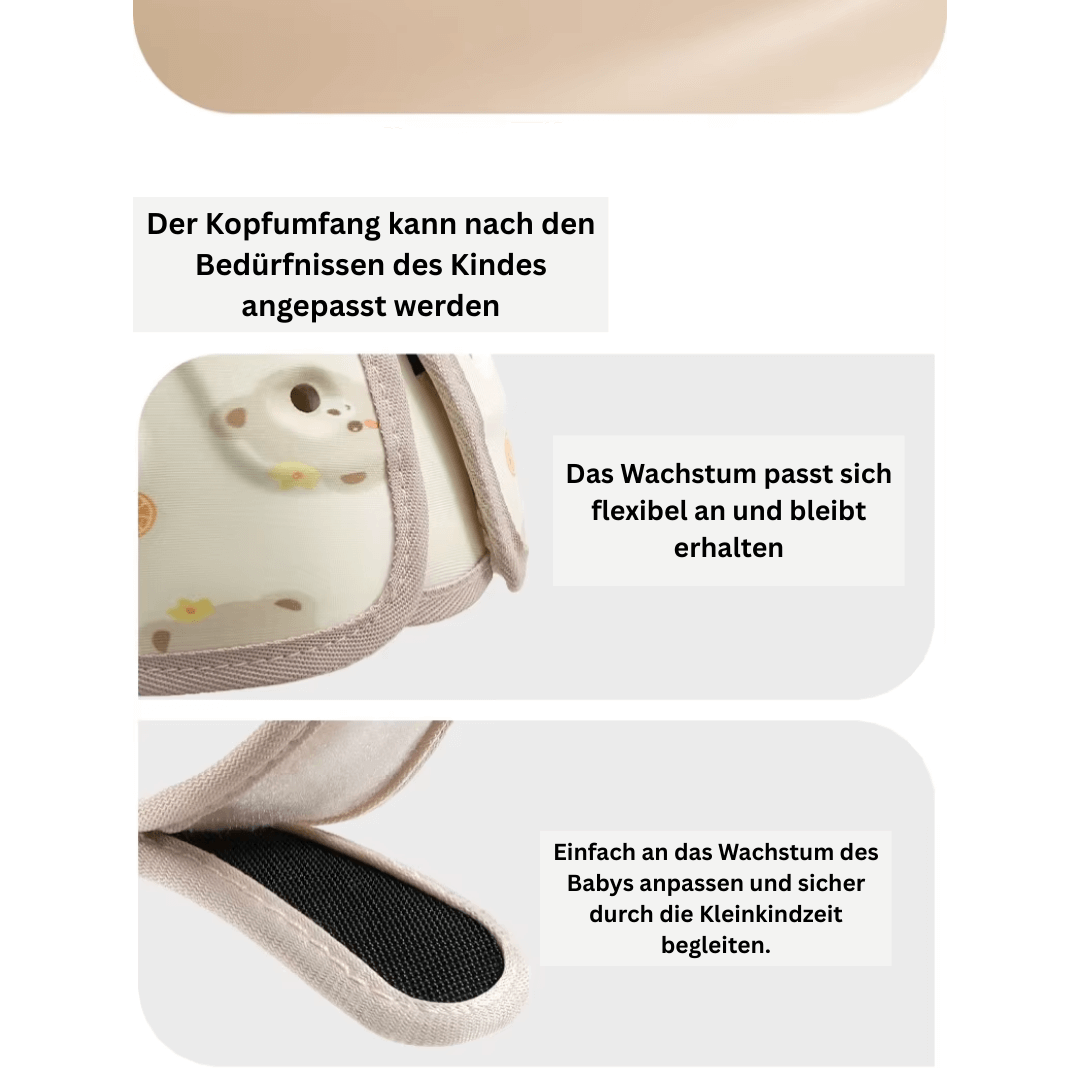 WOLKEN Baby-Kopfschutz Helm, Kleinkind-Sicherheitshelm – zum Krabbeln, Gehen, Laufen