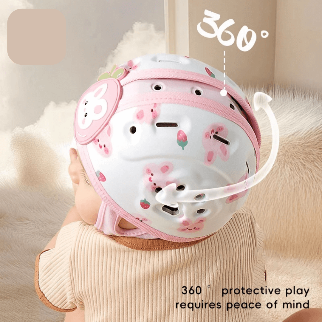 WOLKEN Baby-Kopfschutz Helm, Kleinkind-Sicherheitshelm – zum Krabbeln, Gehen, Laufen
