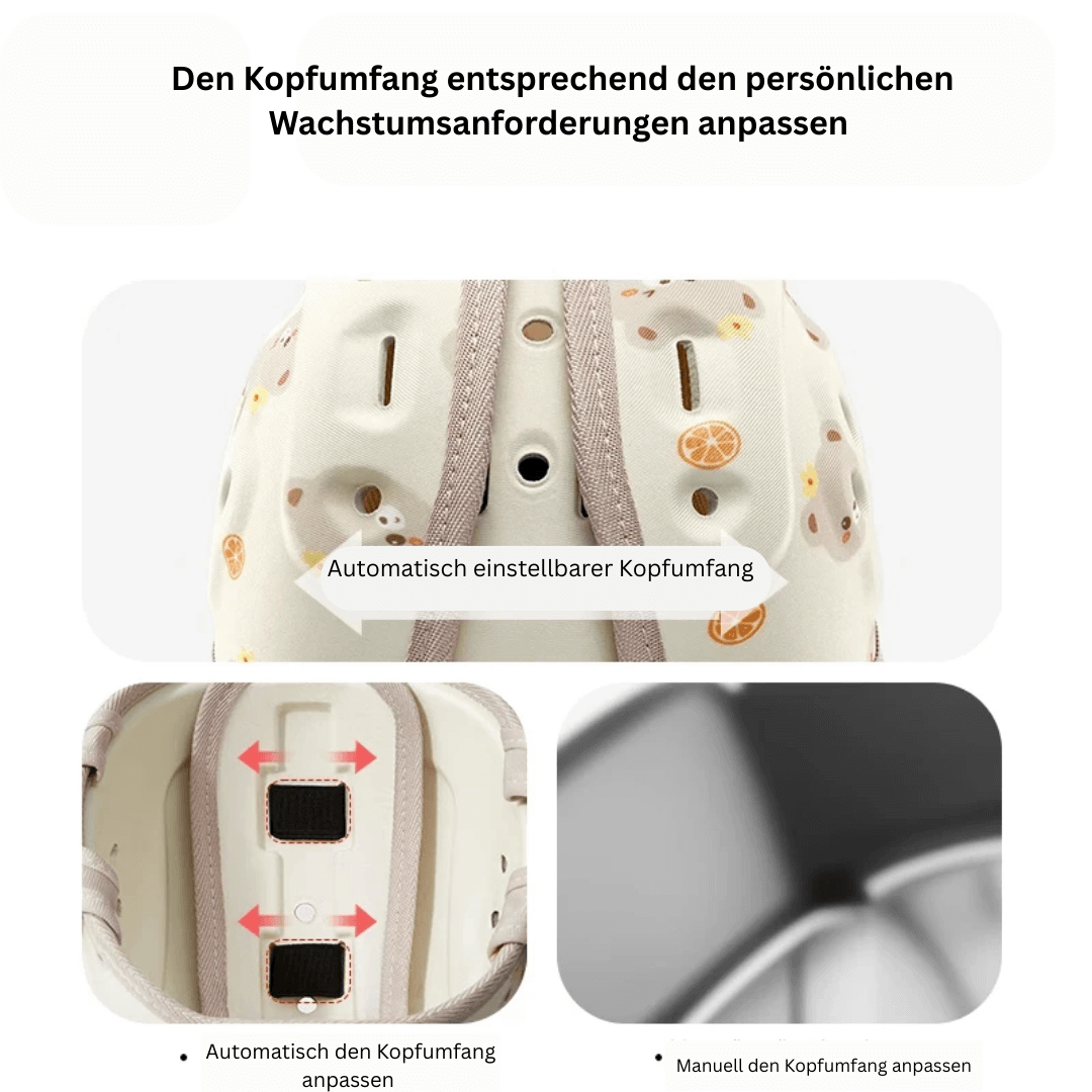 WOLKEN Baby-Kopfschutz Helm, Kleinkind-Sicherheitshelm – zum Krabbeln, Gehen, Laufen
