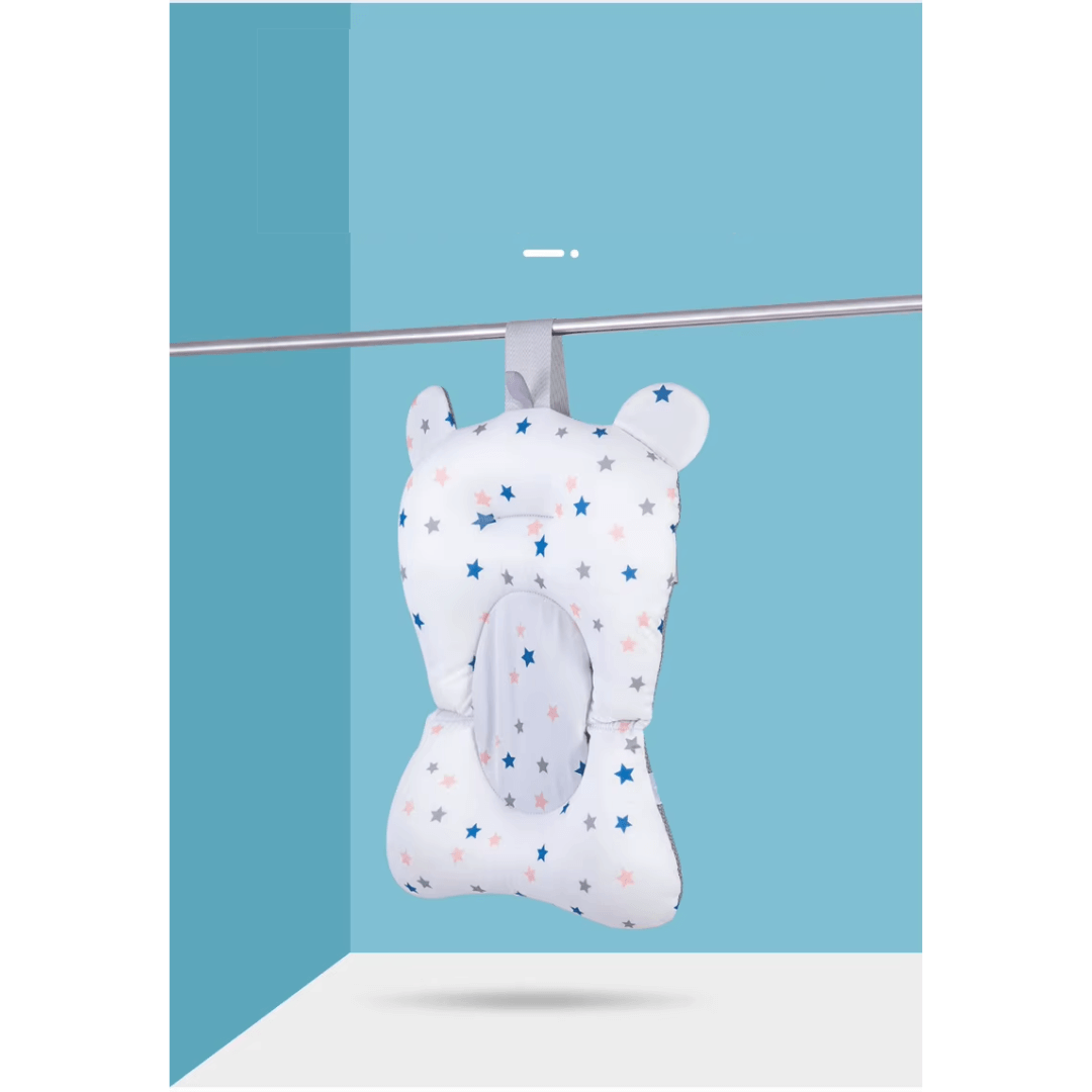 AquaNest – Innovatives Baby-Badekissen & faltbarer Badewanneneinsatz für Neugeborene (0–12 Monate)