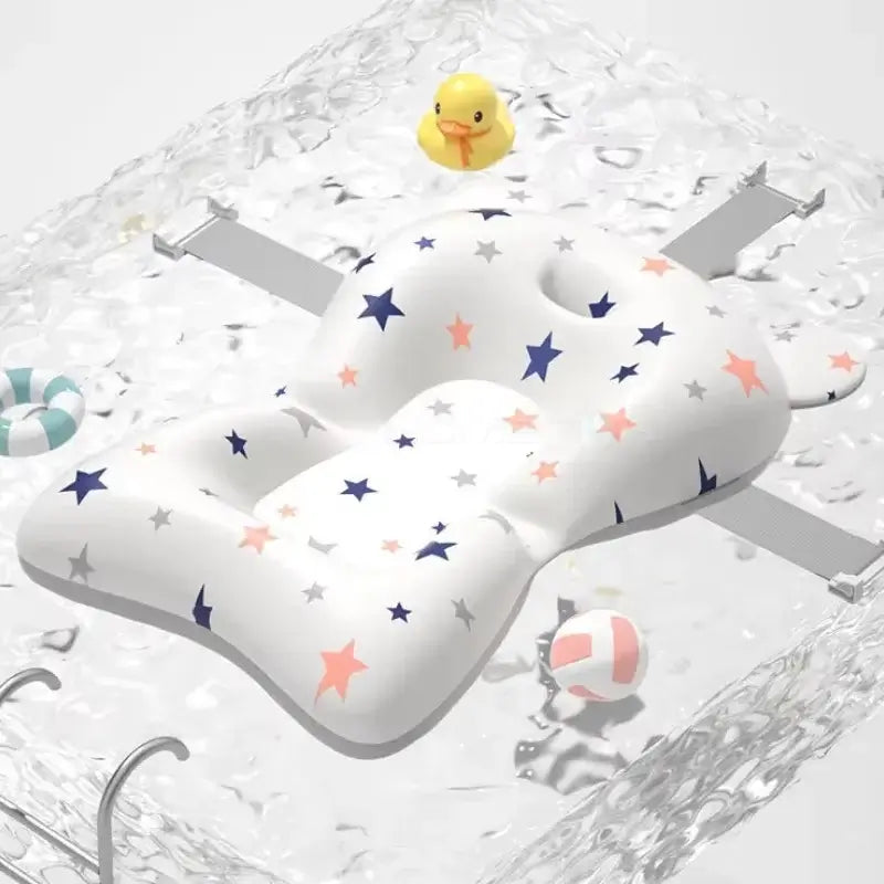 AquaNest – Innovatives Baby-Badekissen & faltbarer Badewanneneinsatz für Neugeborene (0–12 Monate)
