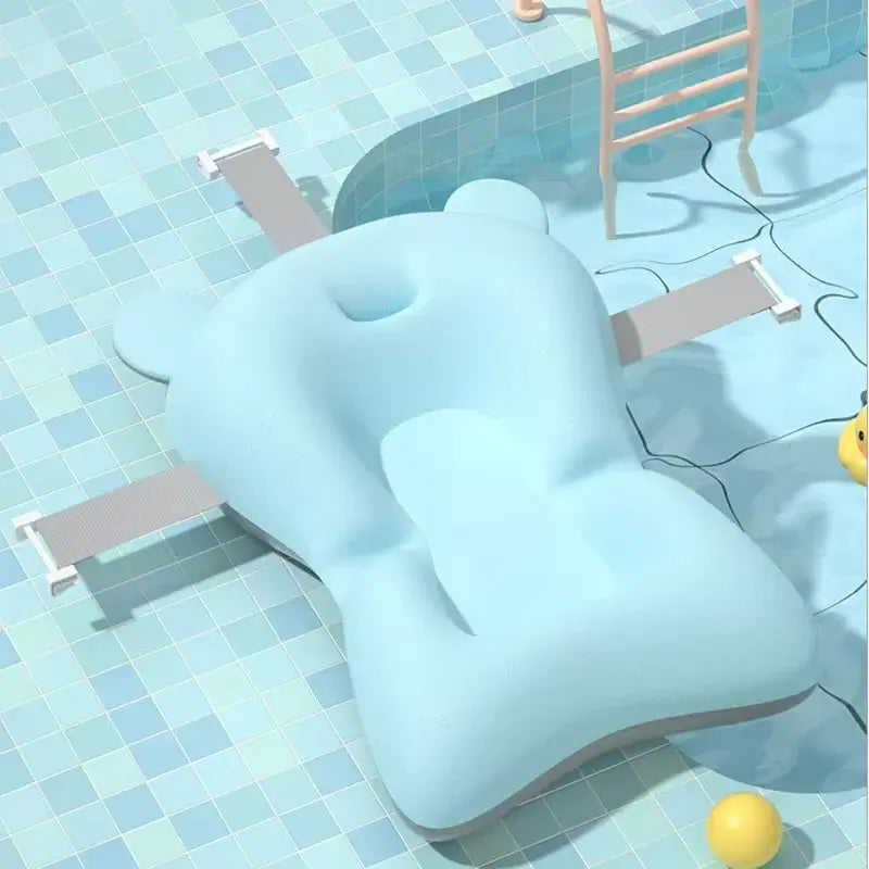 AquaNest – Innovatives Baby-Badekissen & faltbarer Badewanneneinsatz für Neugeborene (0–12 Monate)