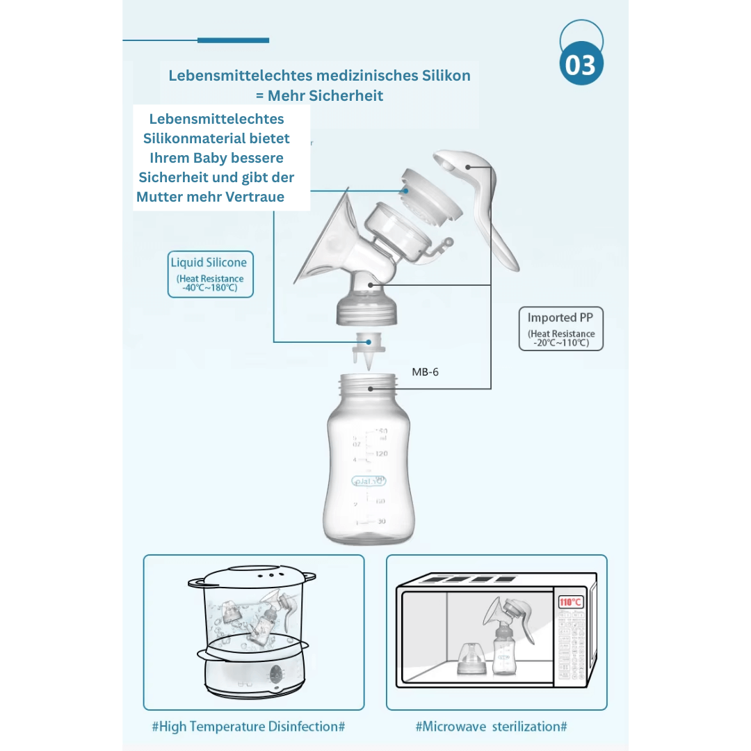 Goldene Tropfen – Exklusive Milchpumpe für besondere Mamas & Babys