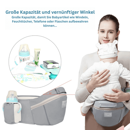 Herznah – Ergonomische Babytrage für Neugeborene bis 36 Monate | Geborgenheit, die dein Baby spürt