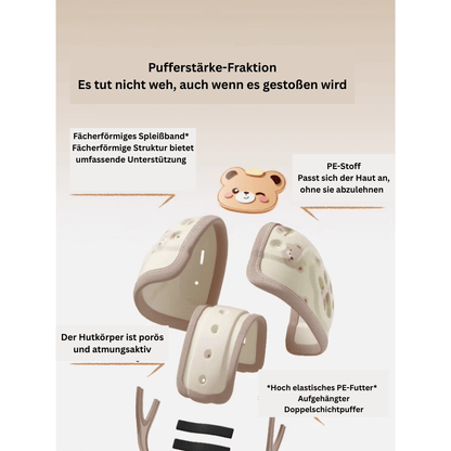 WOLKEN Baby-Kopfschutz Helm, Kleinkind-Sicherheitshelm – zum Krabbeln, Gehen, Laufen
