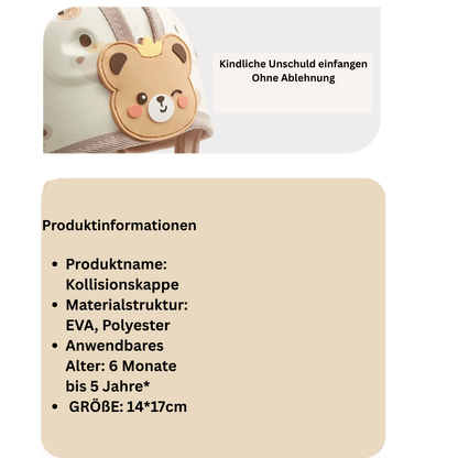 WOLKEN Baby-Kopfschutz Helm, Kleinkind-Sicherheitshelm – zum Krabbeln, Gehen, Laufen