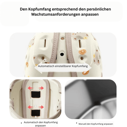 WOLKEN Baby-Kopfschutz Helm, Kleinkind-Sicherheitshelm – zum Krabbeln, Gehen, Laufen