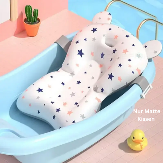 AquaNest – Innovatives Baby-Badekissen & faltbarer Badewanneneinsatz für Neugeborene (0–12 Monate)