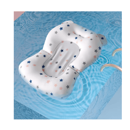 AquaNest – Innovatives Baby-Badekissen & faltbarer Badewanneneinsatz für Neugeborene (0–12 Monate)