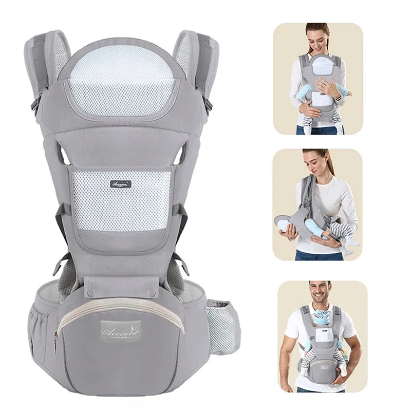 Herznah – Ergonomische Babytrage für Neugeborene bis 36 Monate | Geborgenheit, die dein Baby spürt